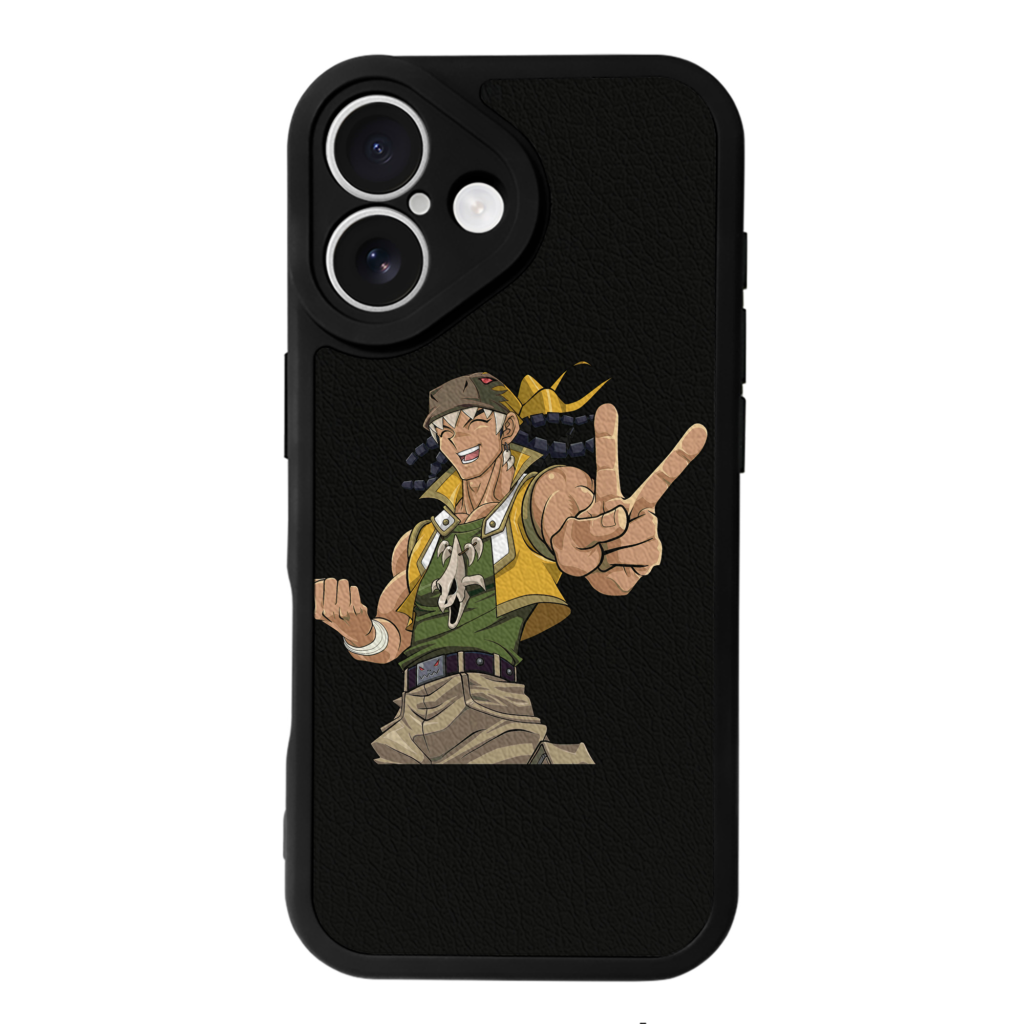 （画像用） 遊☆戯☆王 Yu-Gi-Oh! 【iPhone 16シリーズ対応】シリコンスマホケース（レザー調） 材質：シリコン
